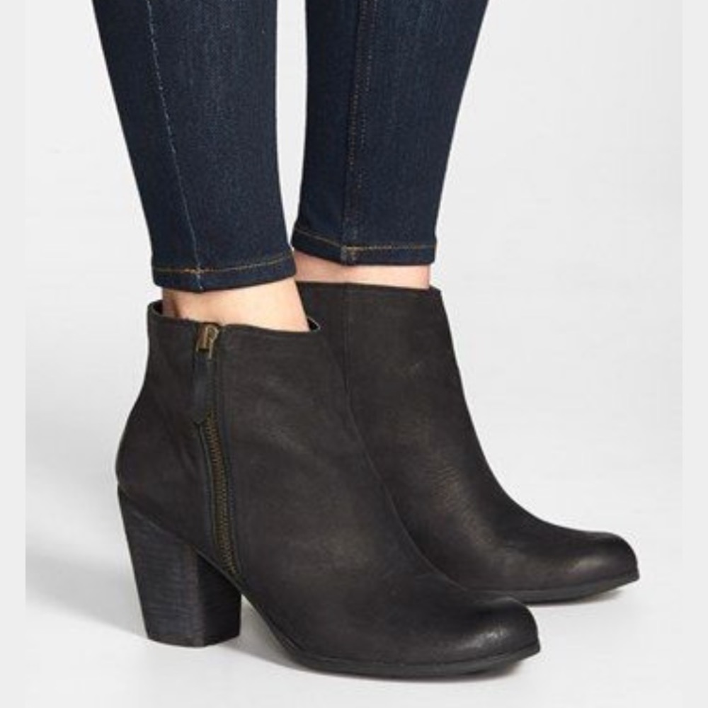 BP Trolley Leather Ankle Bootie