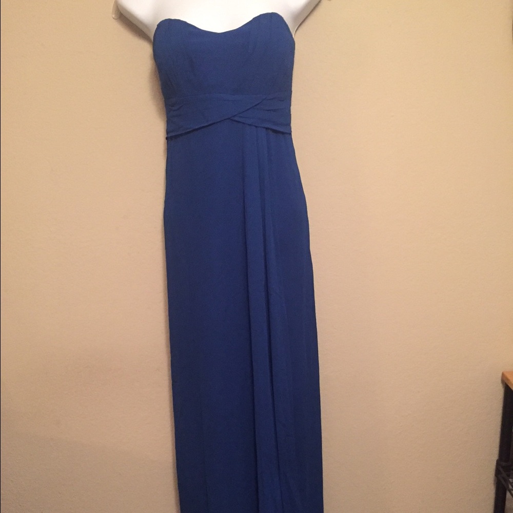 Nicole Miller Strapless Grecian Goddess Dress