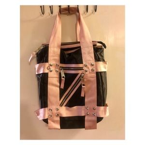 Juicy Couture black and pink bag.