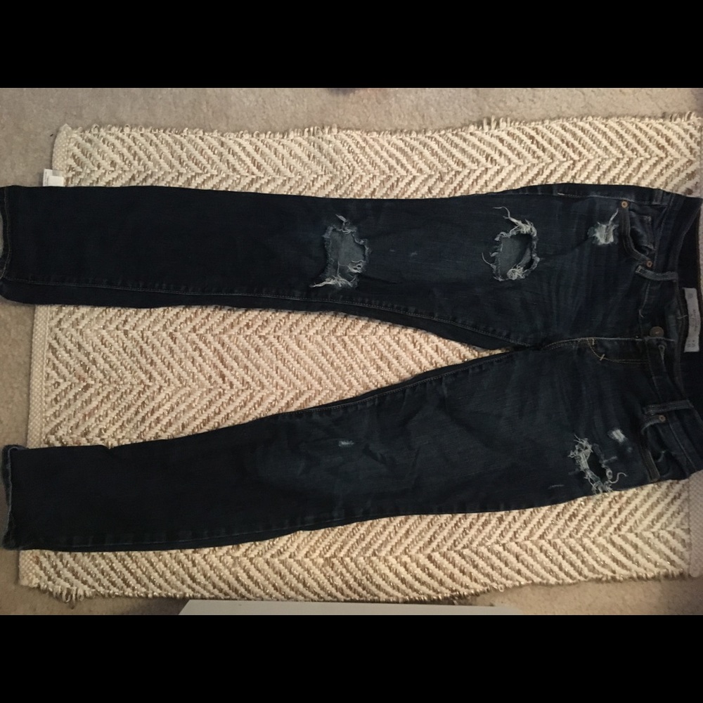 Abercrombie distressed jeans