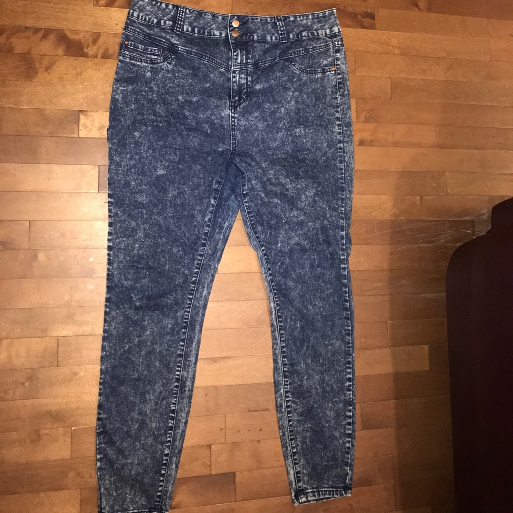 Forever 21 Acid wash high waisted Jeans