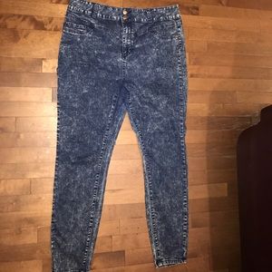 Forever 21 Acid wash high waisted Jeans