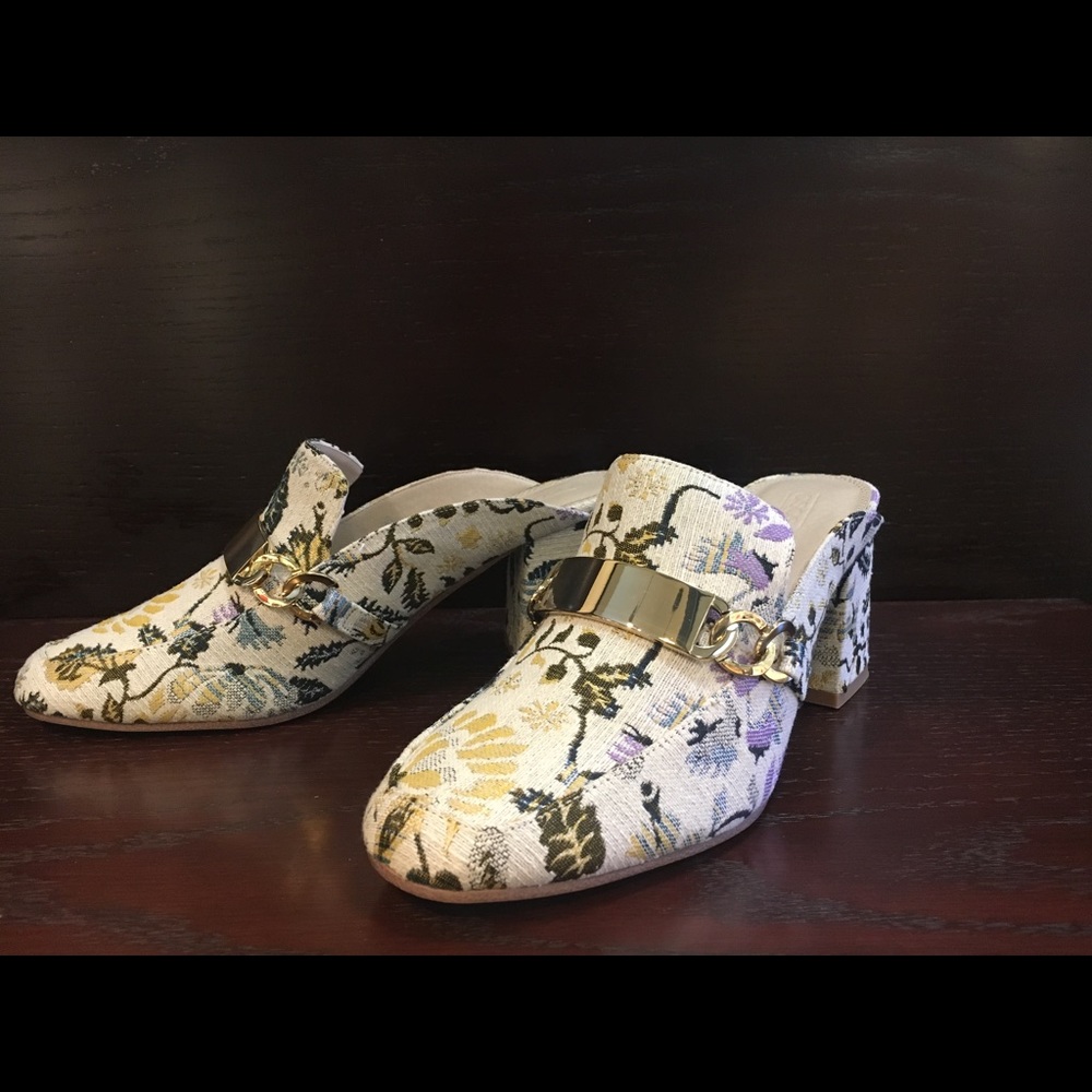 Floral Mule Shoes