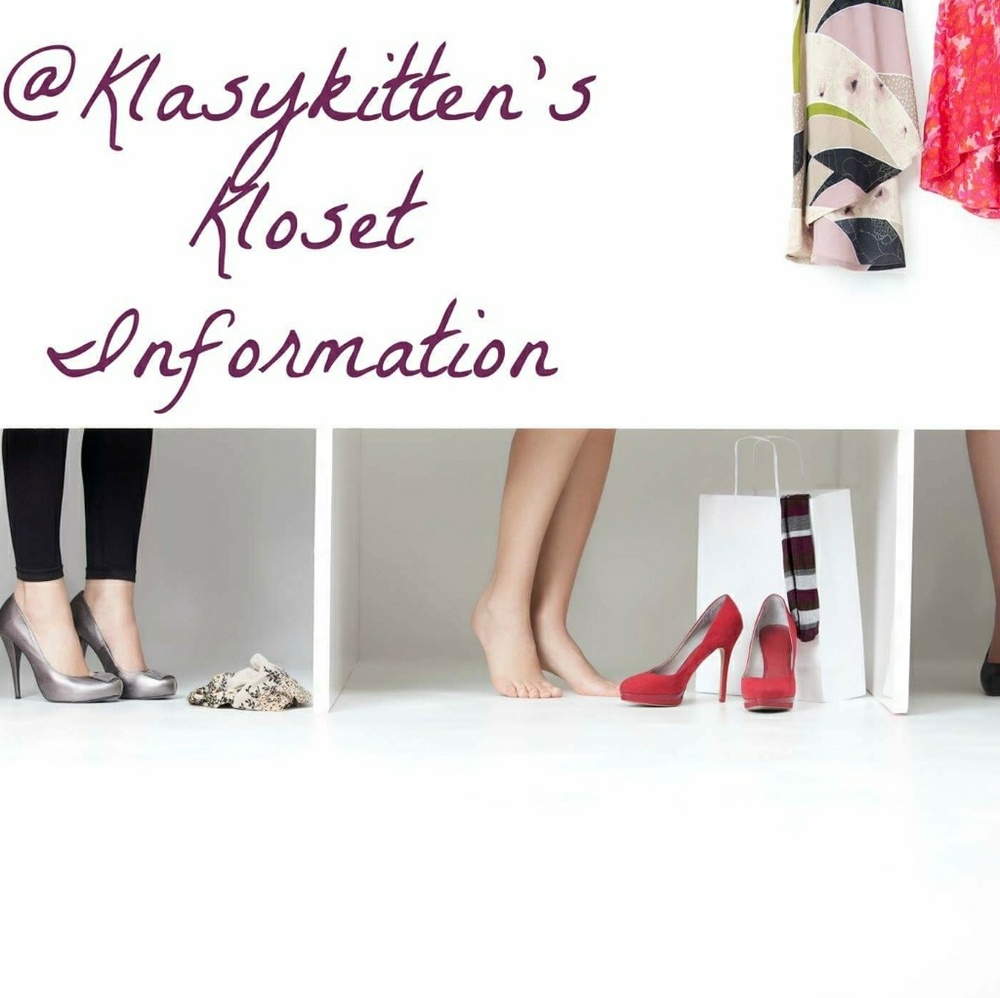 ☕Closet Information ☕ Posh w/ confidence