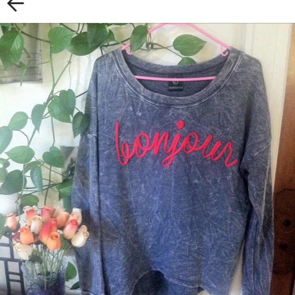 Long Sleeve Bonjour Shirt for sale!