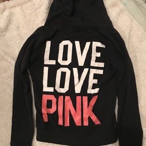 Victoria's Secret Zip-Up Hoodie Size Medium