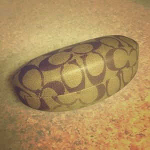 Authentic coach sunglasses case