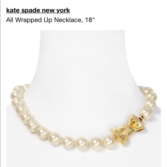 kate spade Jewelry - kate spade ♠️ 12 K gold "all wrapped up" pearls