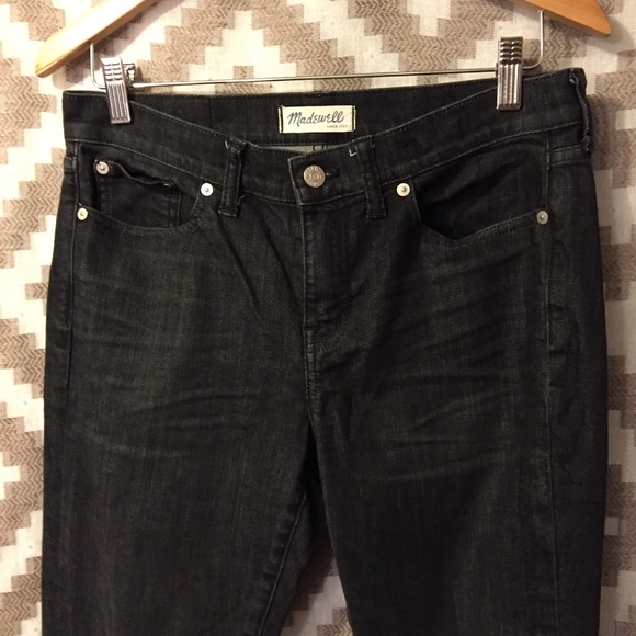 Madewell Seneca Black Wash Slim Boy Jeans! - Picture 4 of 6