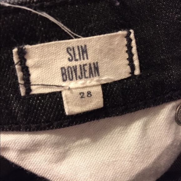Madewell Seneca Black Wash Slim Boy Jeans! - Picture 5 of 6