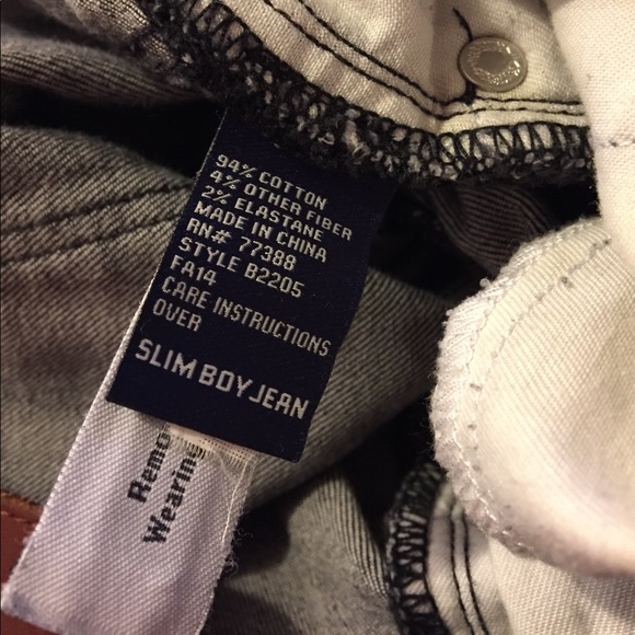 Madewell Seneca Black Wash Slim Boy Jeans! - Picture 6 of 6