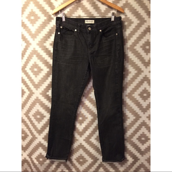 Madewell Seneca Black Wash Slim Boy Jeans! - Picture 2 of 6