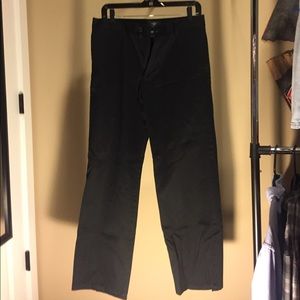 All black docker work pants