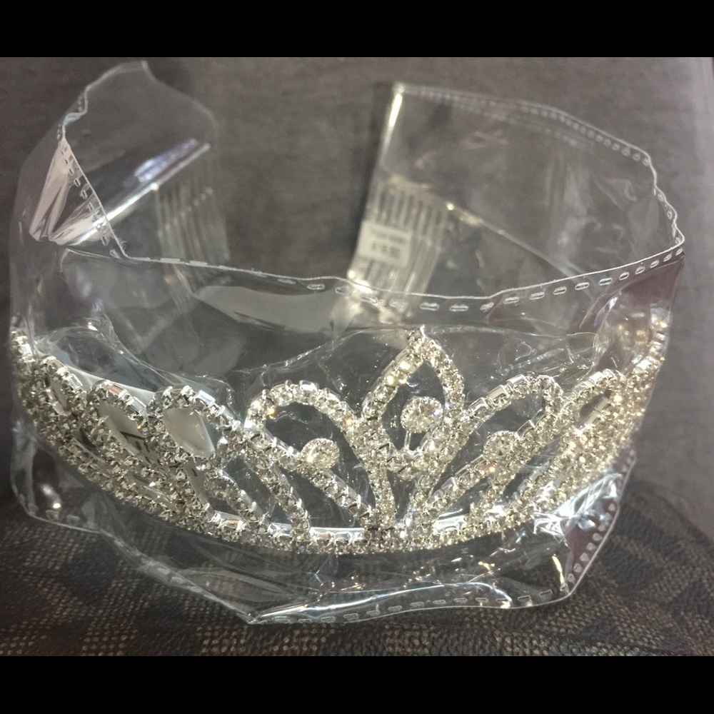 Silver Crystal Tiaras