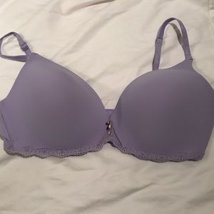 Victoria's Secret Bra 36D No Wire Very Sexy Purple