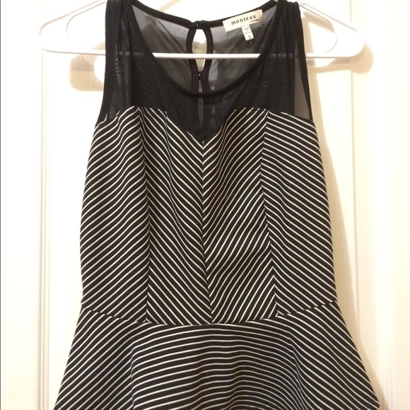 Fun black and white stripped top🖤 brand new - Picture 2 of 3