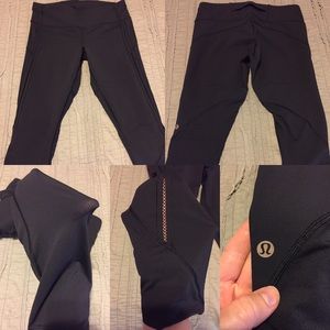 Lululemon Black Crops Size 6