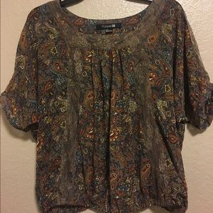Perfect for fall! Forever 21 Blouse!