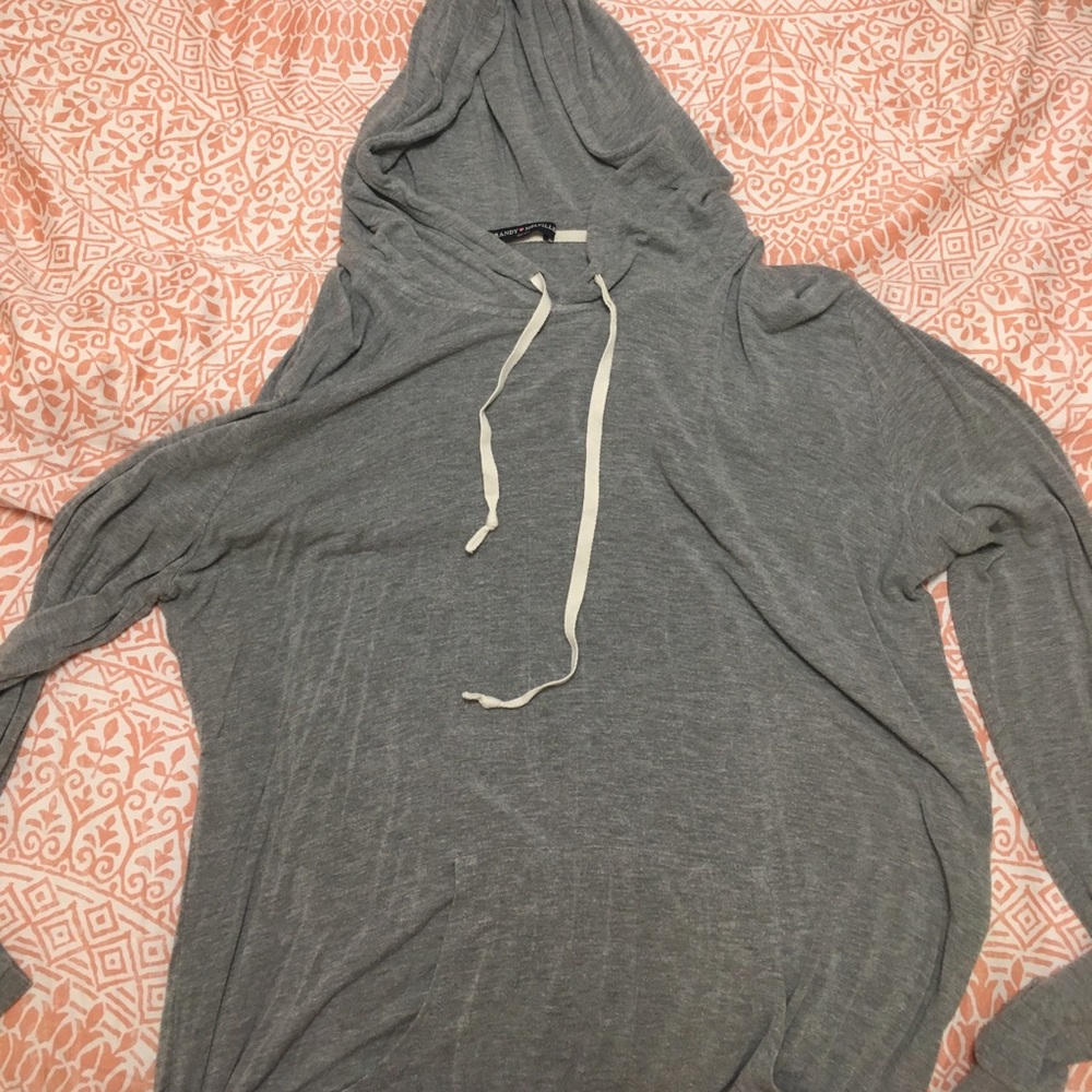 Brandy Melville Hoodie in Grey