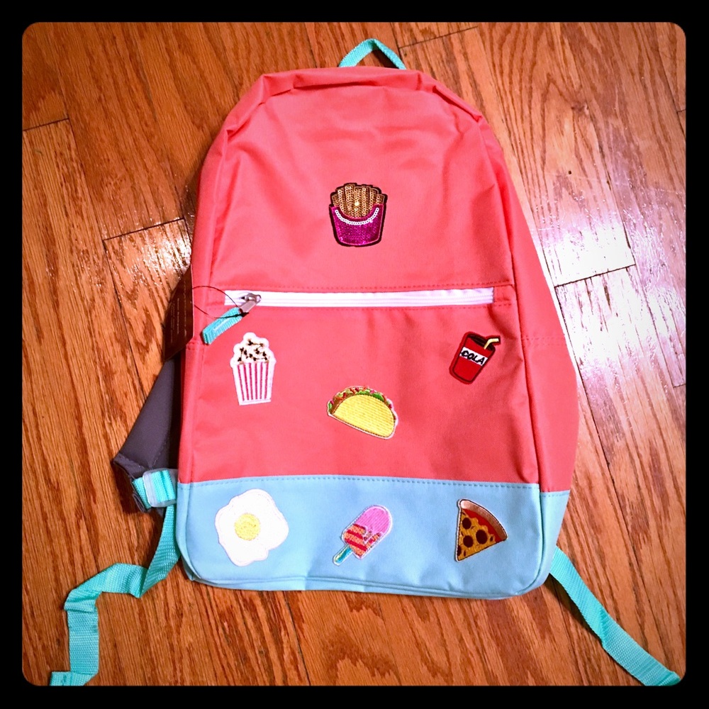 BRAND NEW 18" Adorable Patched Backpack