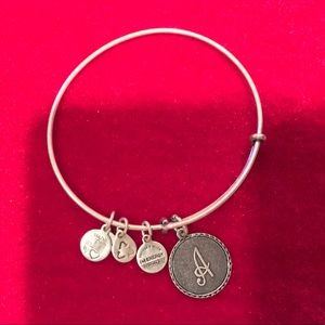 A Initial Alex & Ani Bracelet