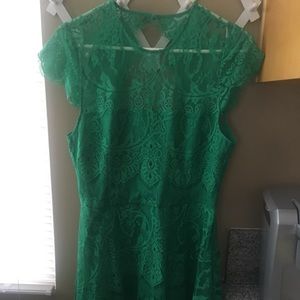 Green lace Dress