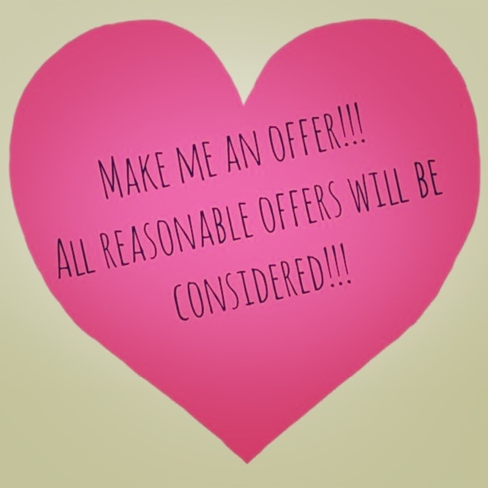 All reasonable offers will be accepted!!