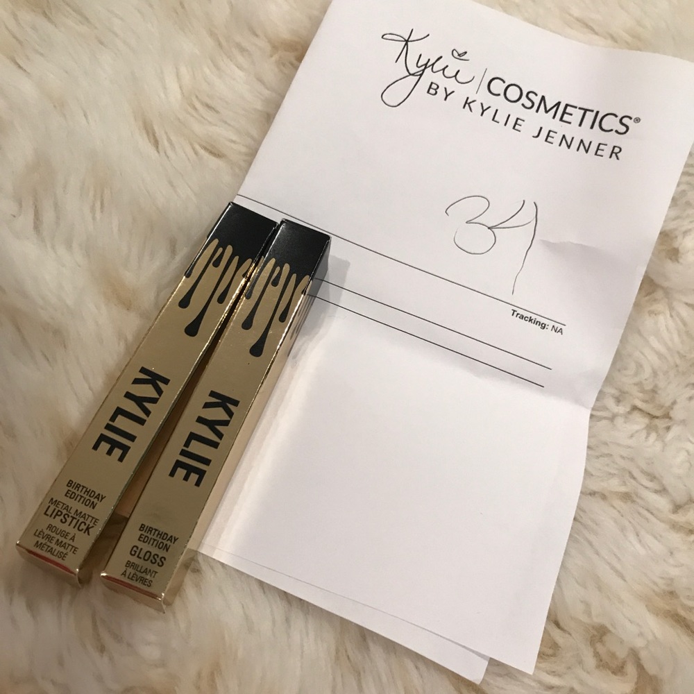 Kylie cosmetics Birthday Lord Metal Lipstick