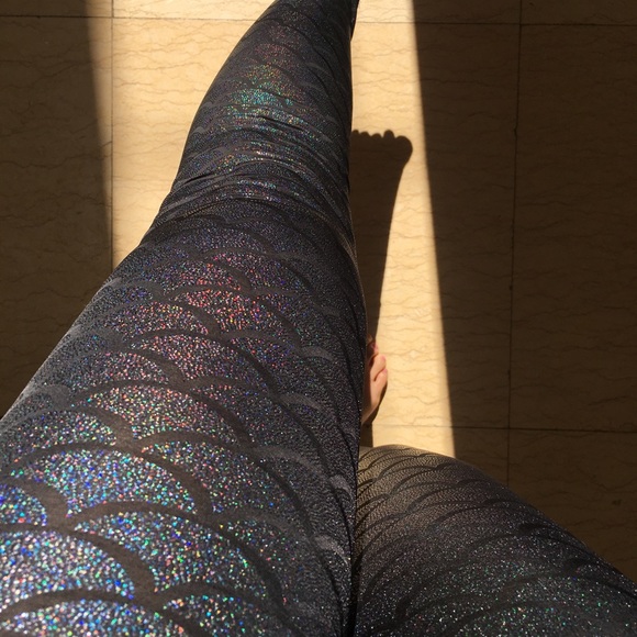 Mermaid leggings set of 3 Mermaid costume yoga - Picture 7 of 10