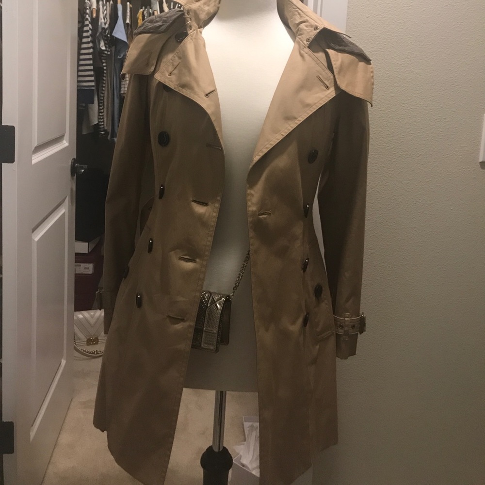 Burberry detachable hood trend coat