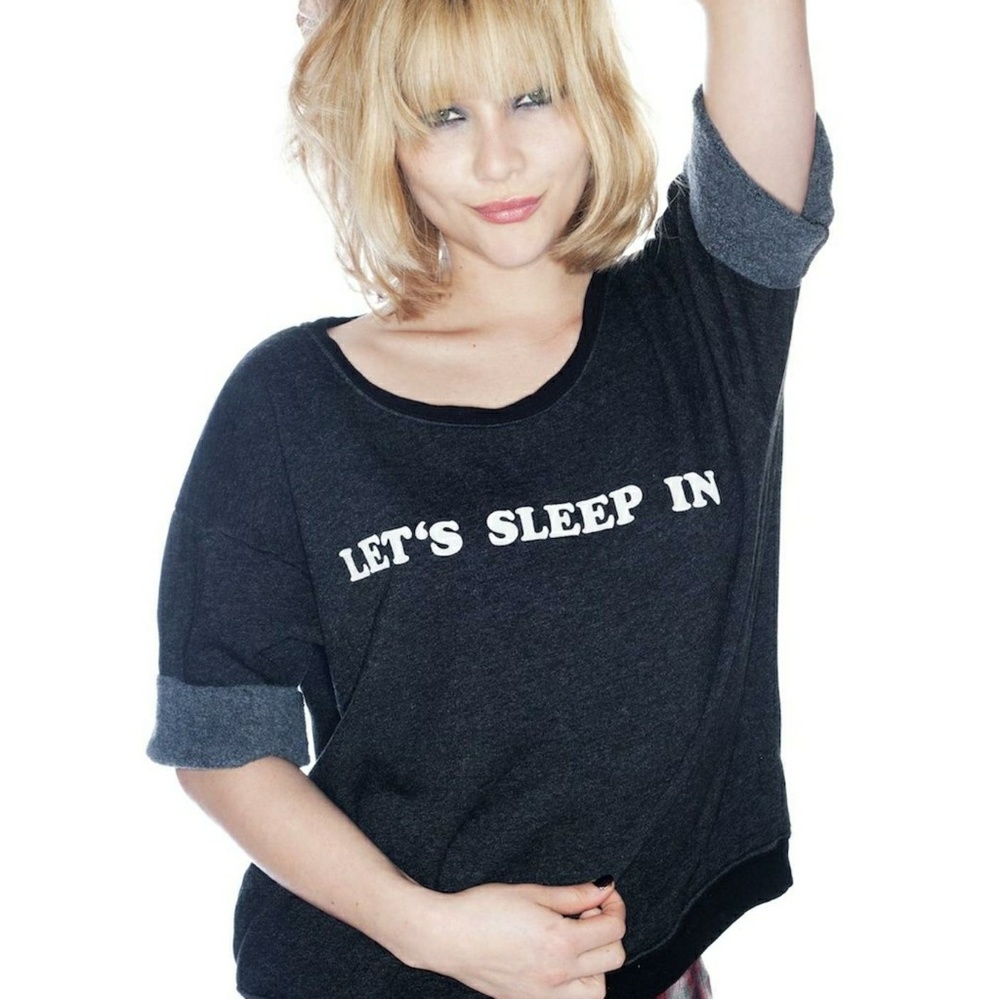 Wildfox "Let's Sleep In" Comfy Sweatshirt