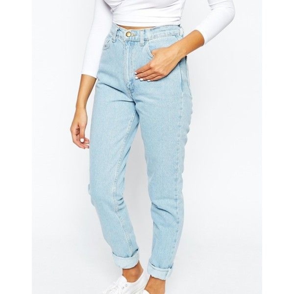 American Apparel High Waisted Mom Jeans