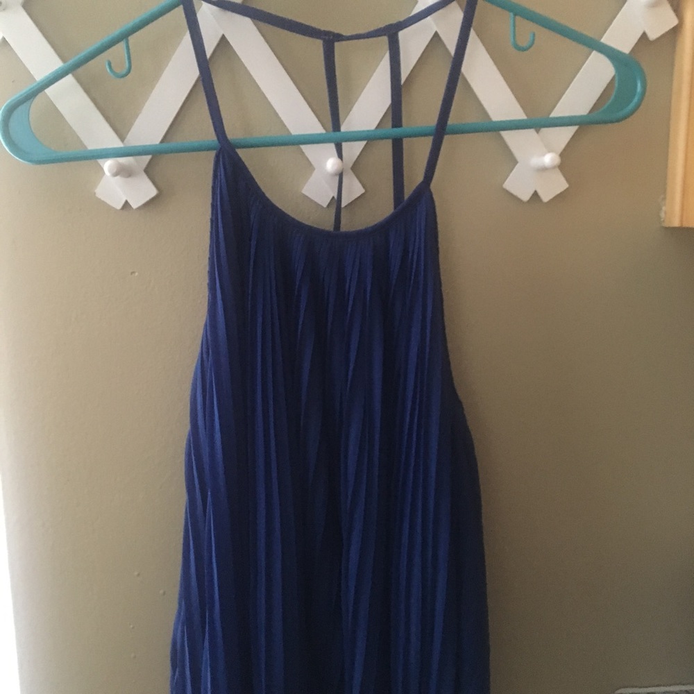 Blue tank
