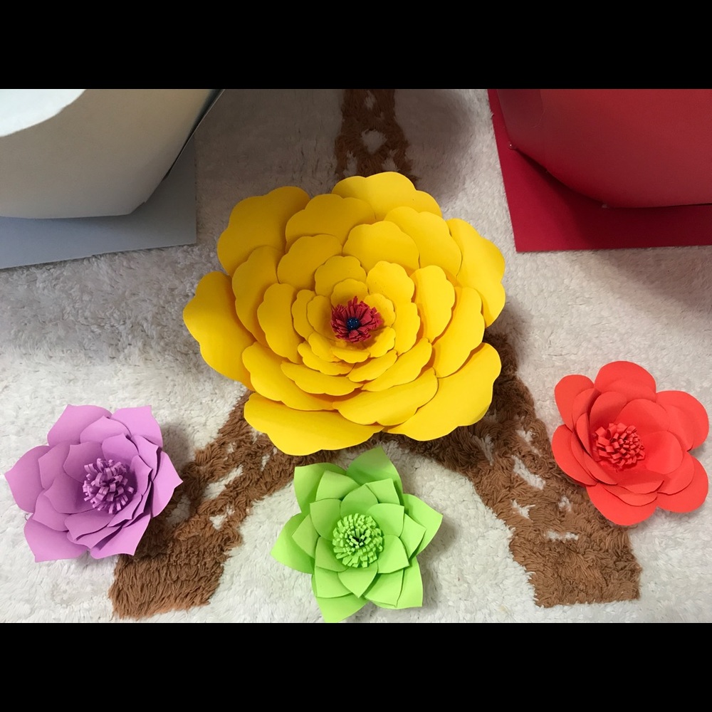 Backdrop Paper Flowers for any occasion.