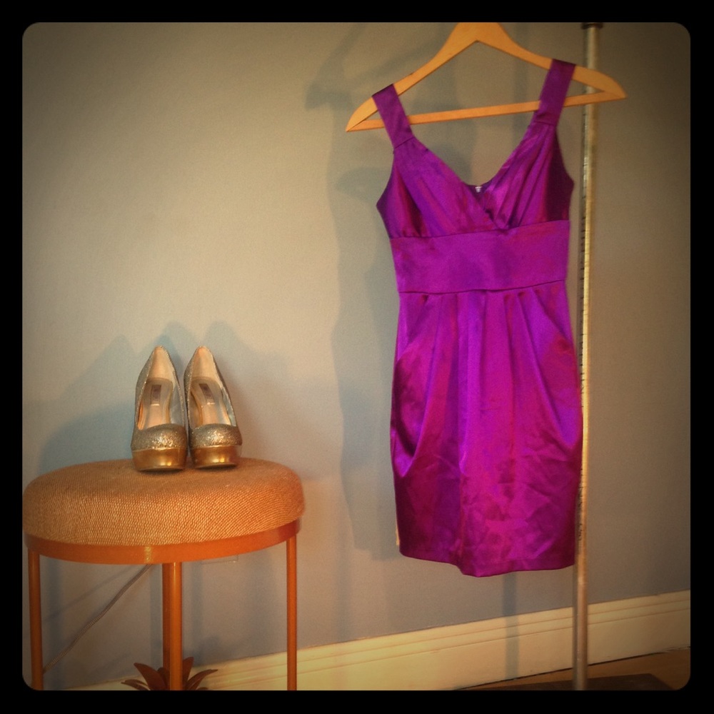 B. Darlin Purple Semi-Formal Dress