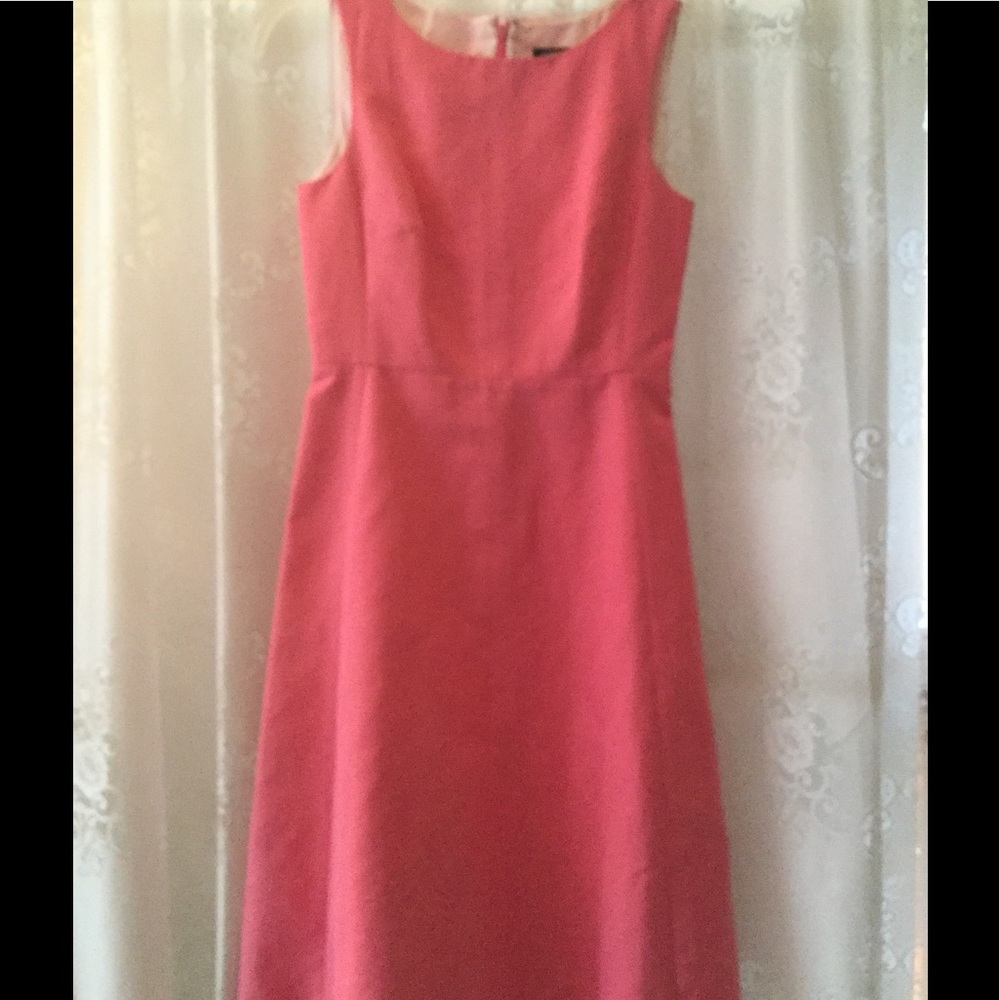 J crew pink cotton dress size 0