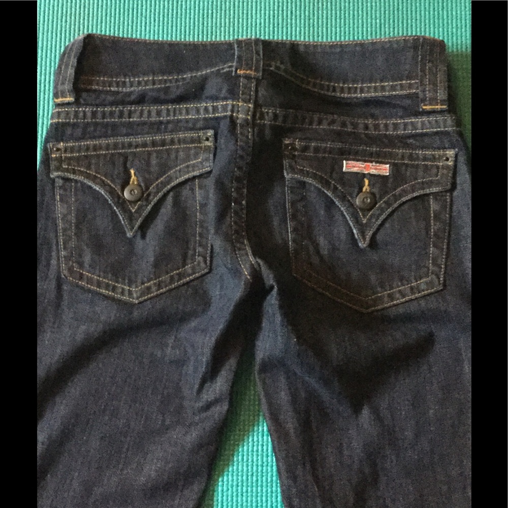 Hudson jeans size 25 dark denim worn once