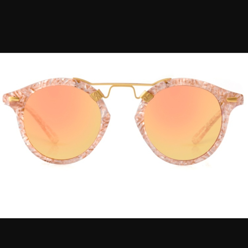 Krewe St. Louis mirrored sunglasses-pink