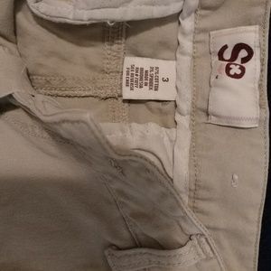 Khaki Bermuda shorts