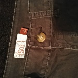 Black Bermuda shorts