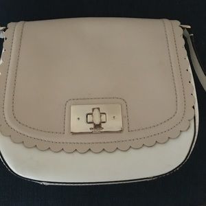 Kate Spade beige over the shoulder purse