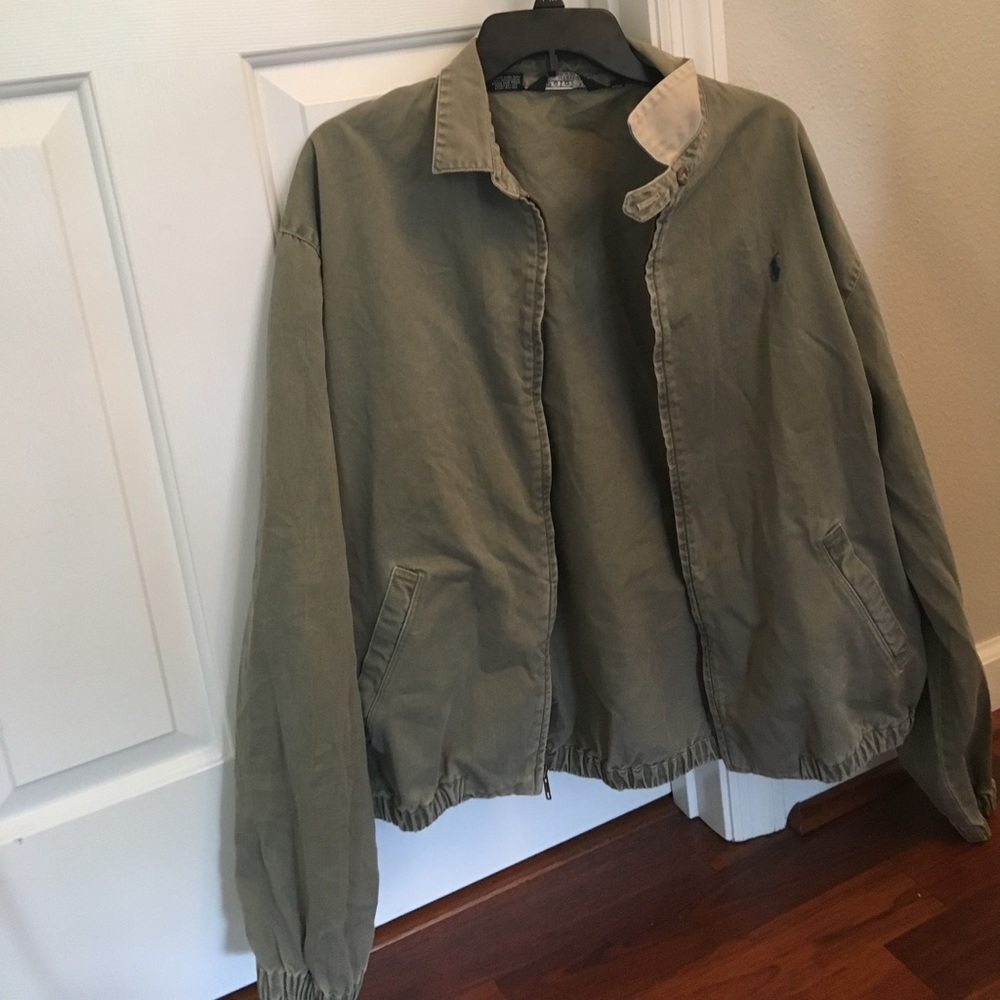 Men's neutral polo jacket