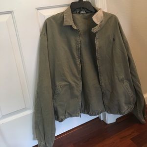 Men's neutral polo jacket