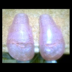 🔥 FENTY PINK JELLY SLIDES🔥