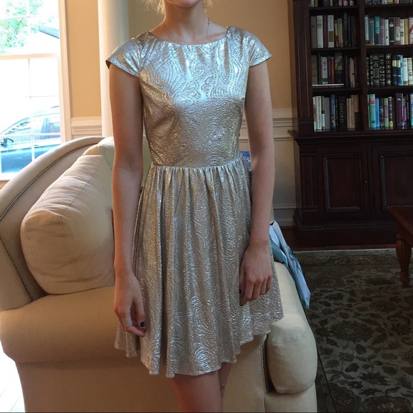 Gold and silver metallic dress - Picture 1 of 5