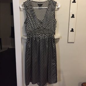 BCBG Maxazria polka dot dress