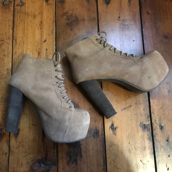 Jeffrey Campbell Suede Booties - Picture 1 of 5