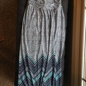 Women's Chevron Maxi Skirt