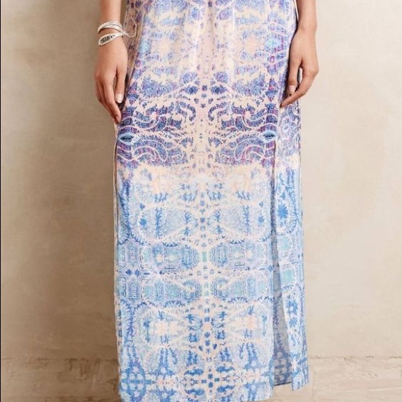 Anthropologie Waimea Silk Maxi Skirt. EUC. Size M. - Picture 1 of 4
