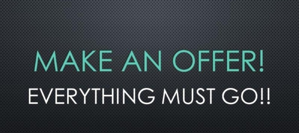 Everything must go